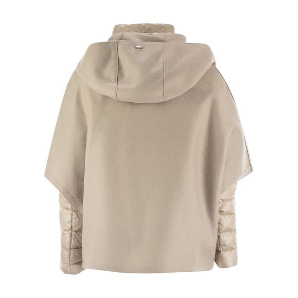 Herno Women Resort Hood In Ultralight Wool And Nylon - Picture 2 of 4